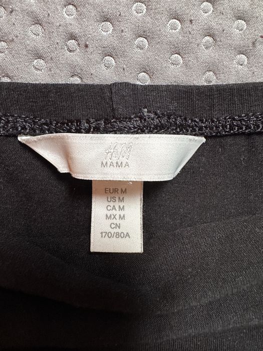 Czarne getry ciążowe H&m Mama r. M, 2 sztuki
