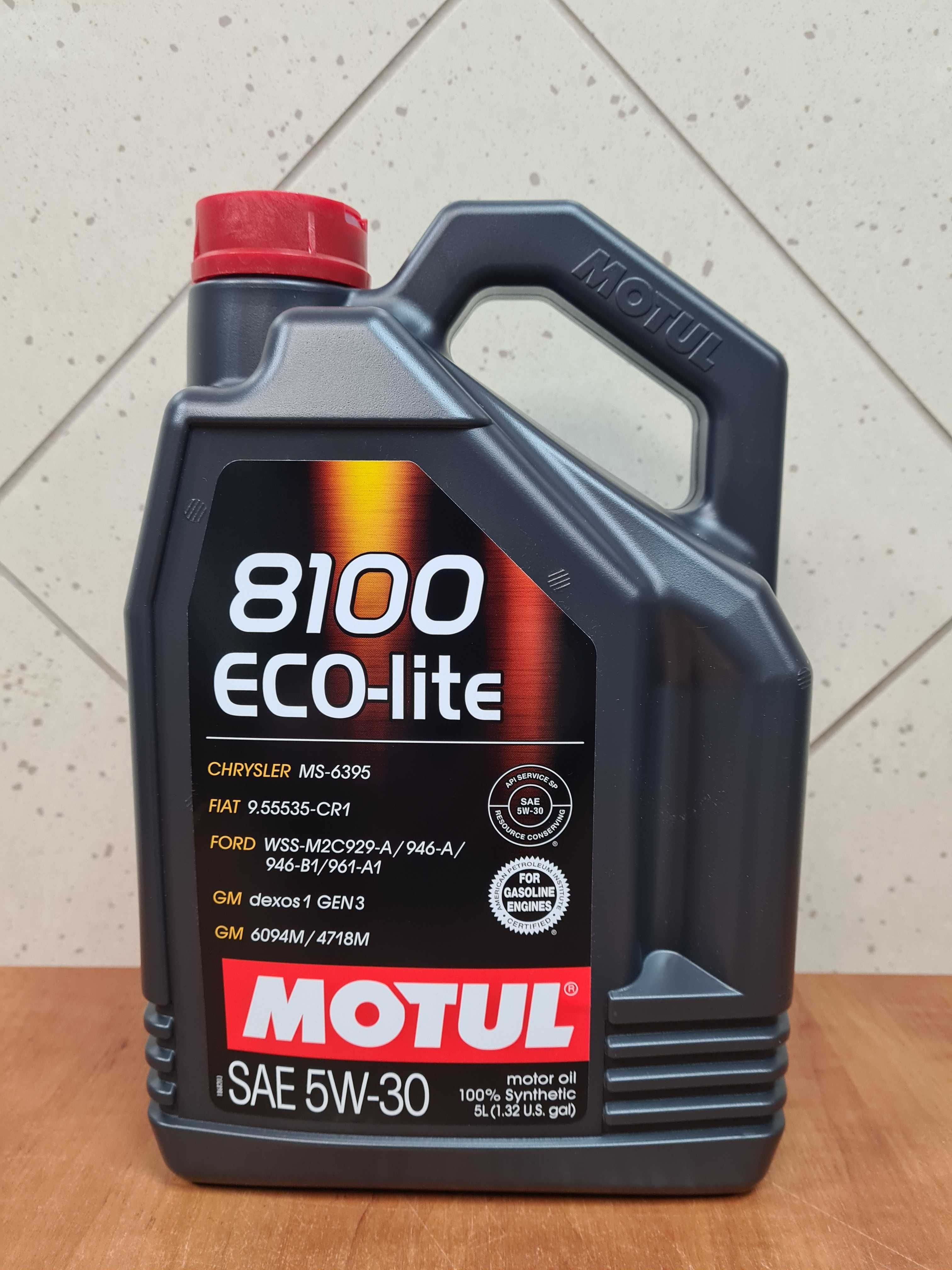 Olej Silnikowy Syntetyczny Motul 8100 Eco-Lite 5w30 5L 1L
