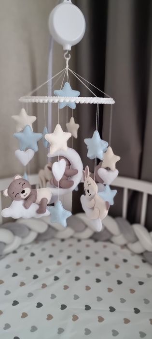 Мобіль із фетру(повний комплект з блоком та кріпленням).