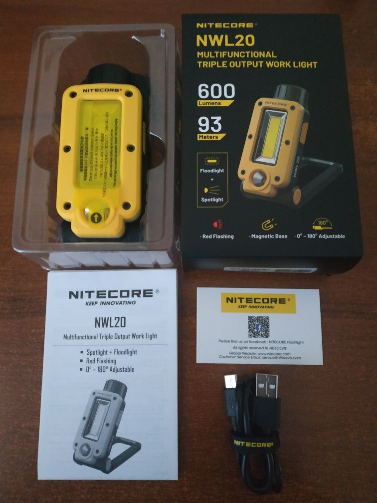 Nitecore NWL20. ORIGINAL.