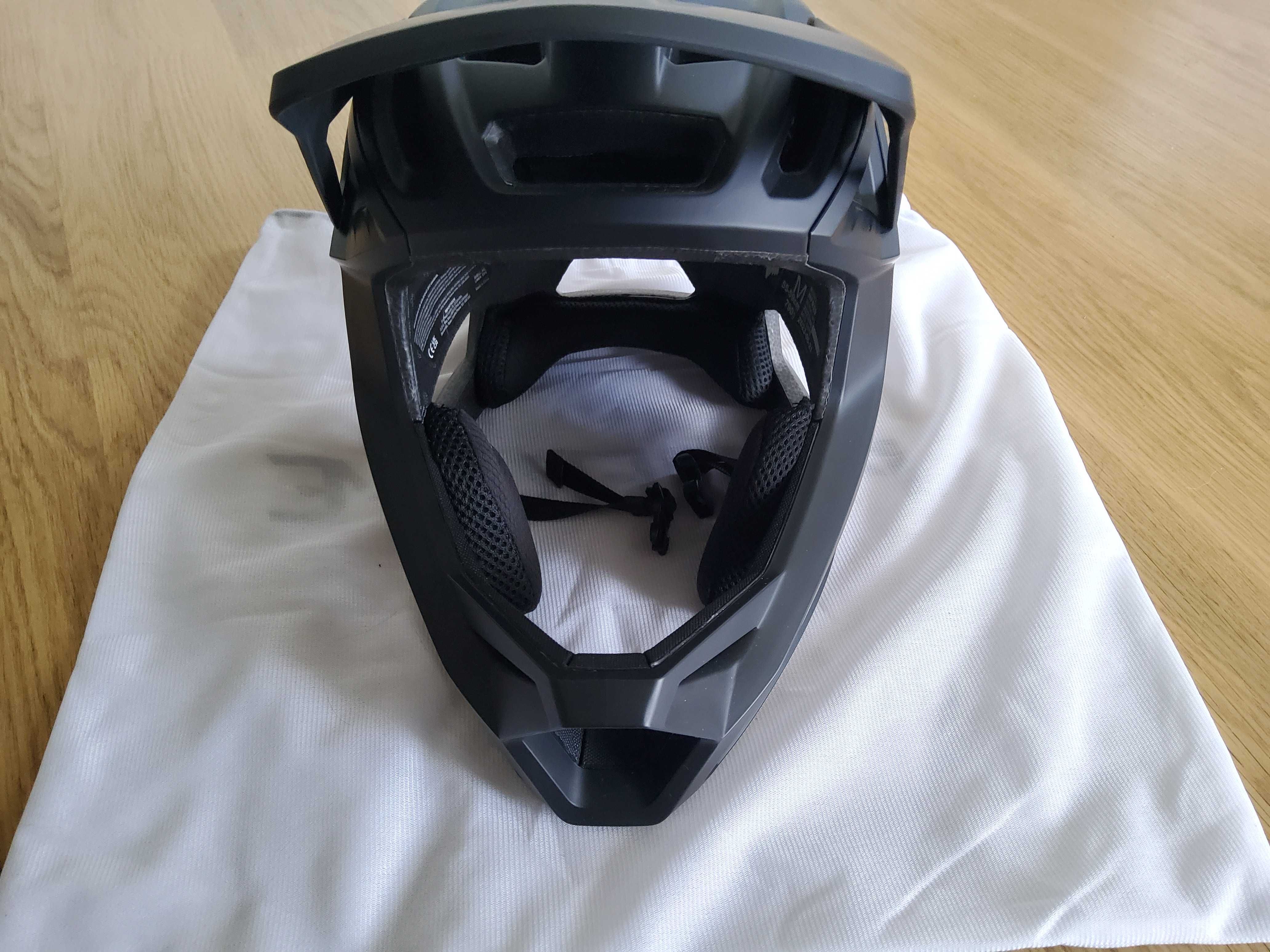 Kask Rowerowy Full Face Fox Proframe Matte Black (Rozmiar: M)