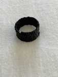 Anel preto elegante