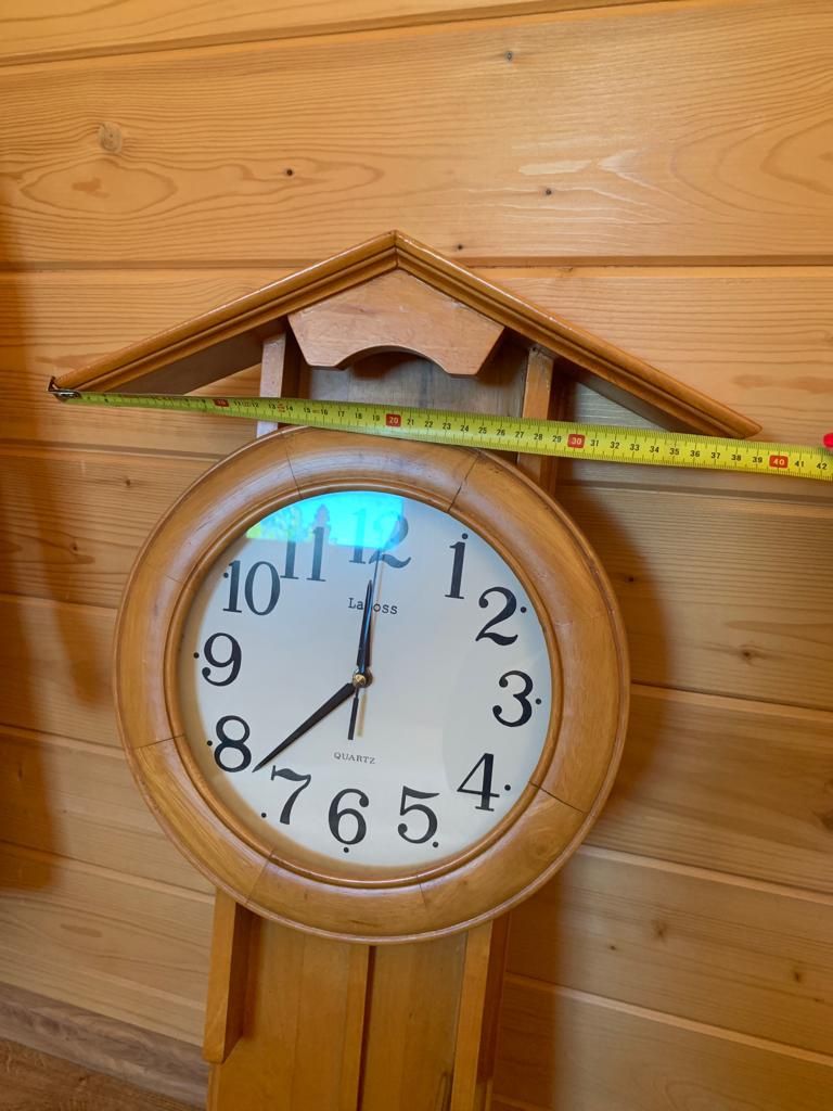 Zegar drewniany 78.5 cm
