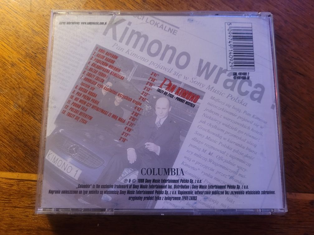 CD Pan Kimono Toczy się życie 1998 Sony/Columbia