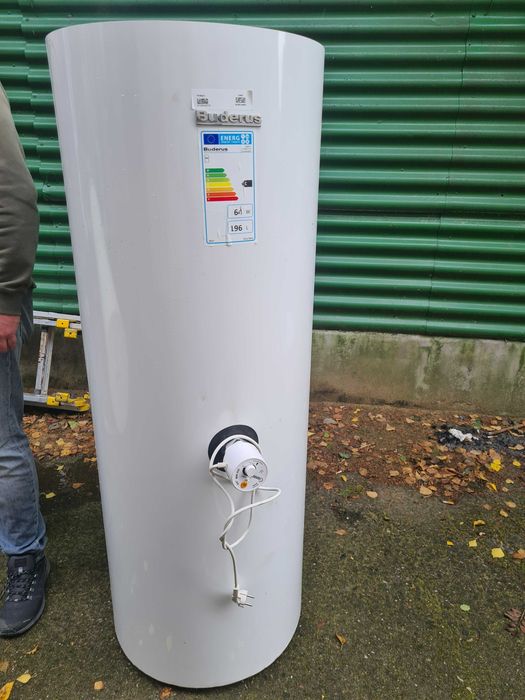 Bojler Buderus Logalux SU200/5 EW 200L + grzałka Galmet 3 kW –stan bdb