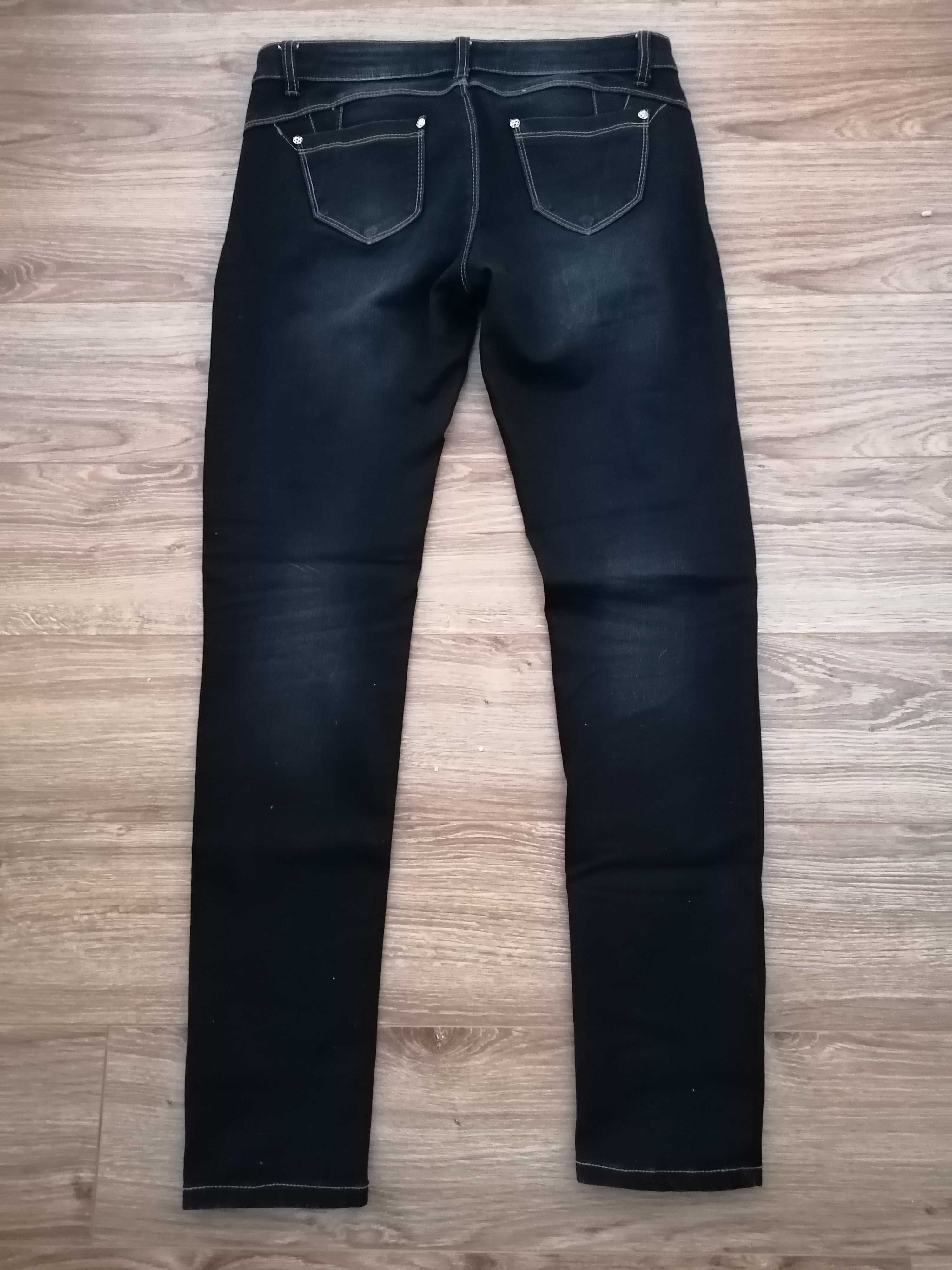 Elastyczne spodnie jeansowe XL (42) jak nowe