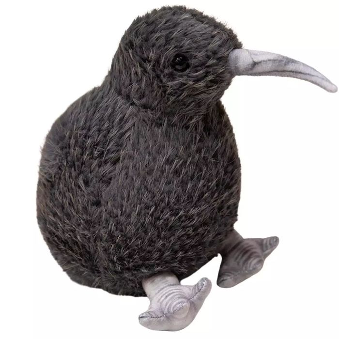Kiwi czarny 17cm. Leantoys