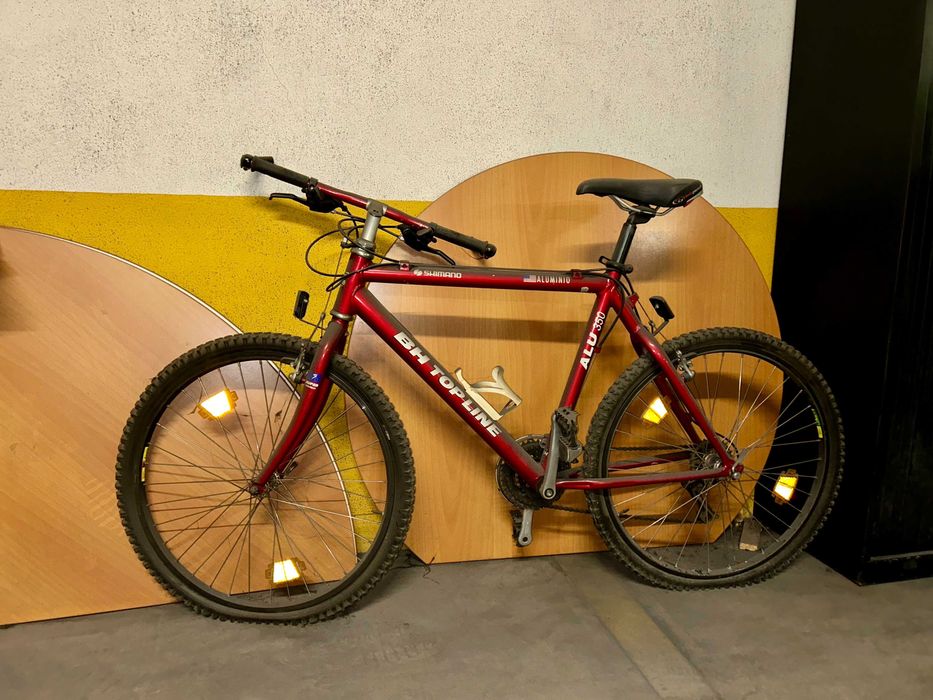 Bicicleta com pouco uso