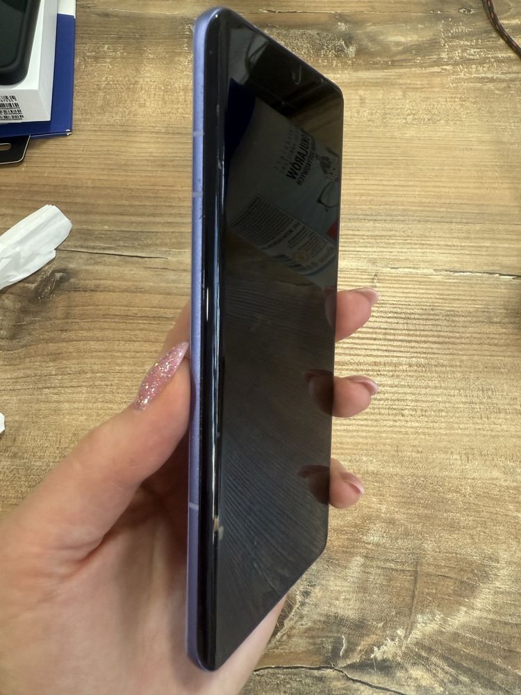 Motorola edge 50 pro niebieski, zestaw, jak nowa
