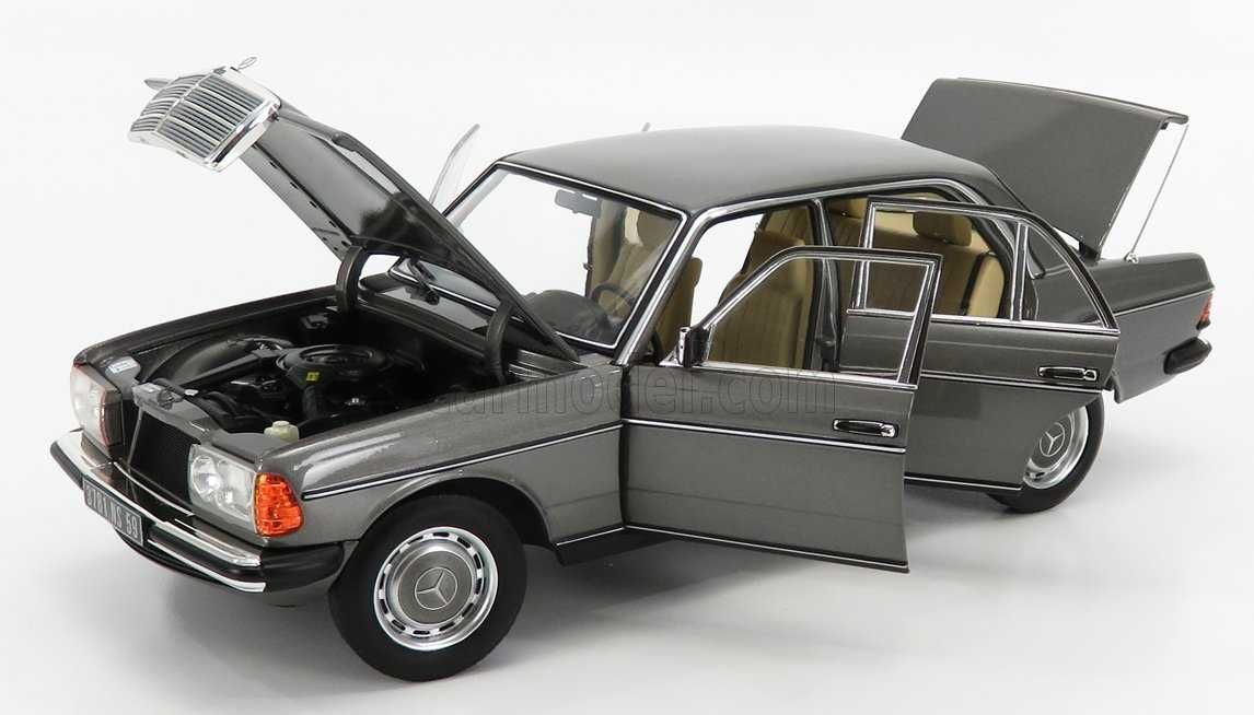 Модель Mercedes-Benz W123 200E 1982, anthracite, 1/18 от Norev