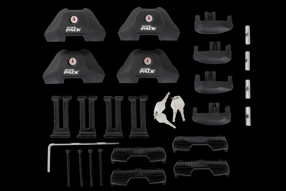 Bagażnik dachowy na relingi zintegrowane Inter Pack Virgo IR 120 (G2)