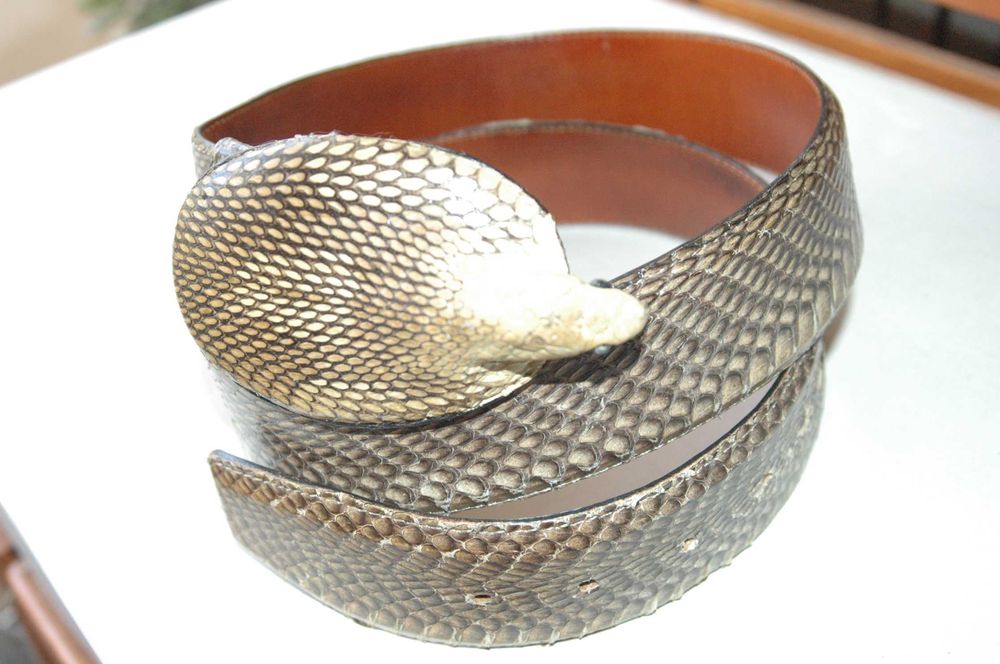 Cinto  Mexicano pele de cobra