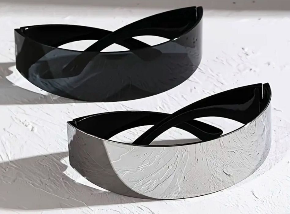 Okulary w stylu cyberpunk na imprezę