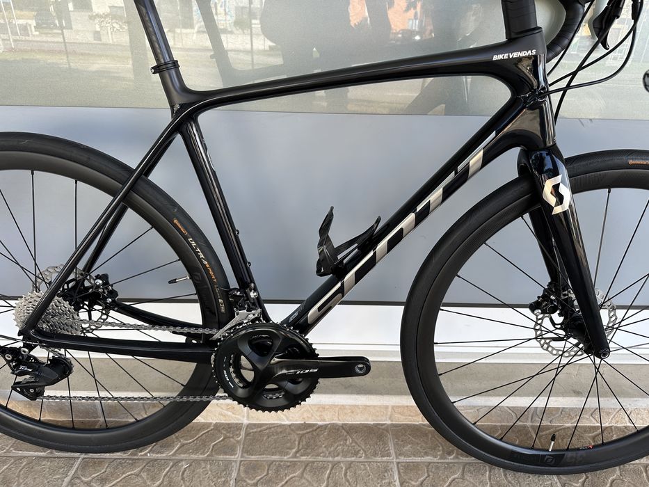 Bicicleta Scott Addict - Disco - Rodas Carbono