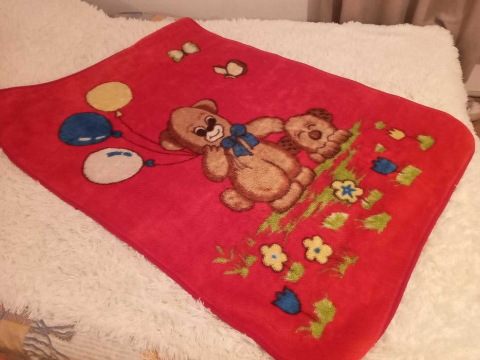 Дитячий плюшевий плед, м'який