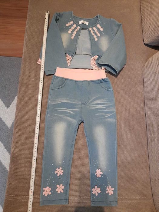 Dżinsowy zestaw na wiosnę roz 92