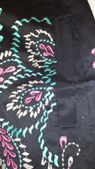 Юбка с вышивкой 100% хлопок