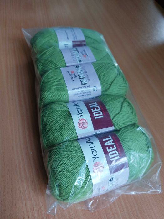 włóczka Yarnart Ideal 235 groszkowa 5 motków - REZERWACJA!!