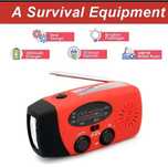Radio awaryjne solarne latarka powerbank