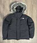 Чорний нейлоновий пуховик THE NORTH FACE