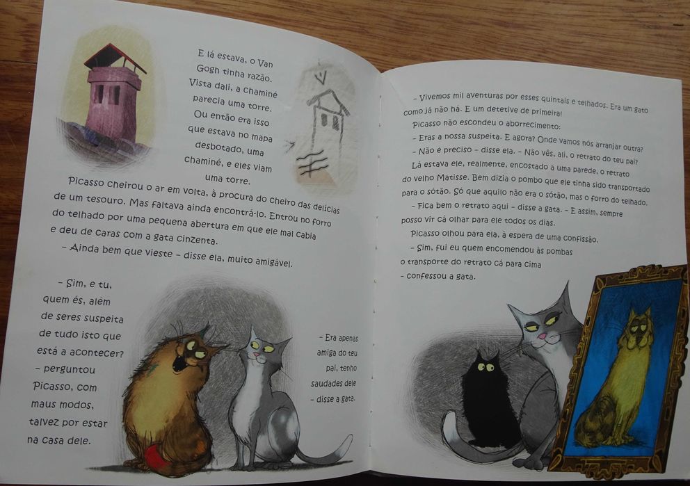 Mexe Esse Rabo Gordo Pá (Picasso e Van Gogh) de Álvaro Magalhães