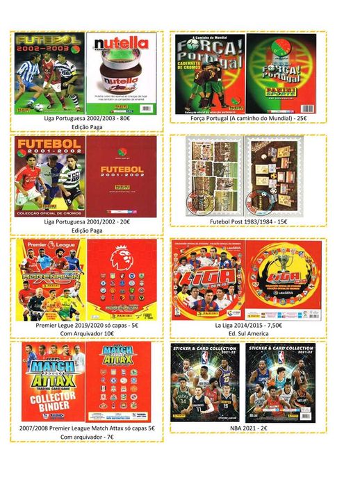 Cadernetas vazias futebol ver descrição Panini Topps e outras 3/3