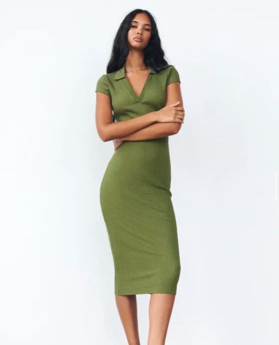 Сукня поло в рубчик Zara