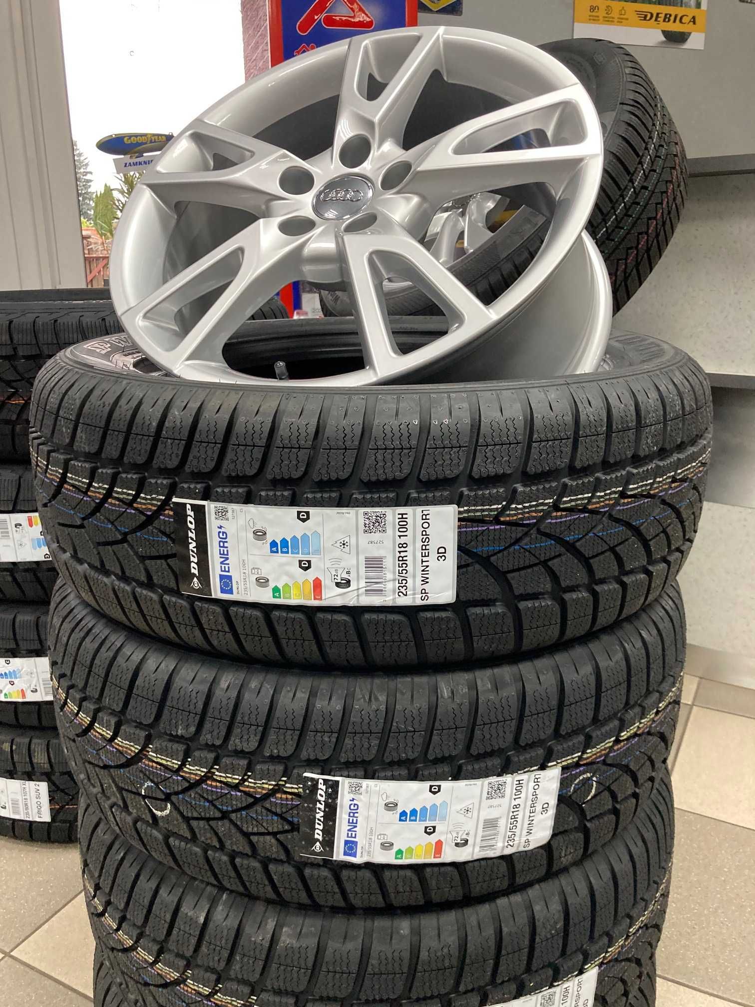 Koła zimowe Nowe Audi Q3 18 S-LINE DUNLOP WS3 2023