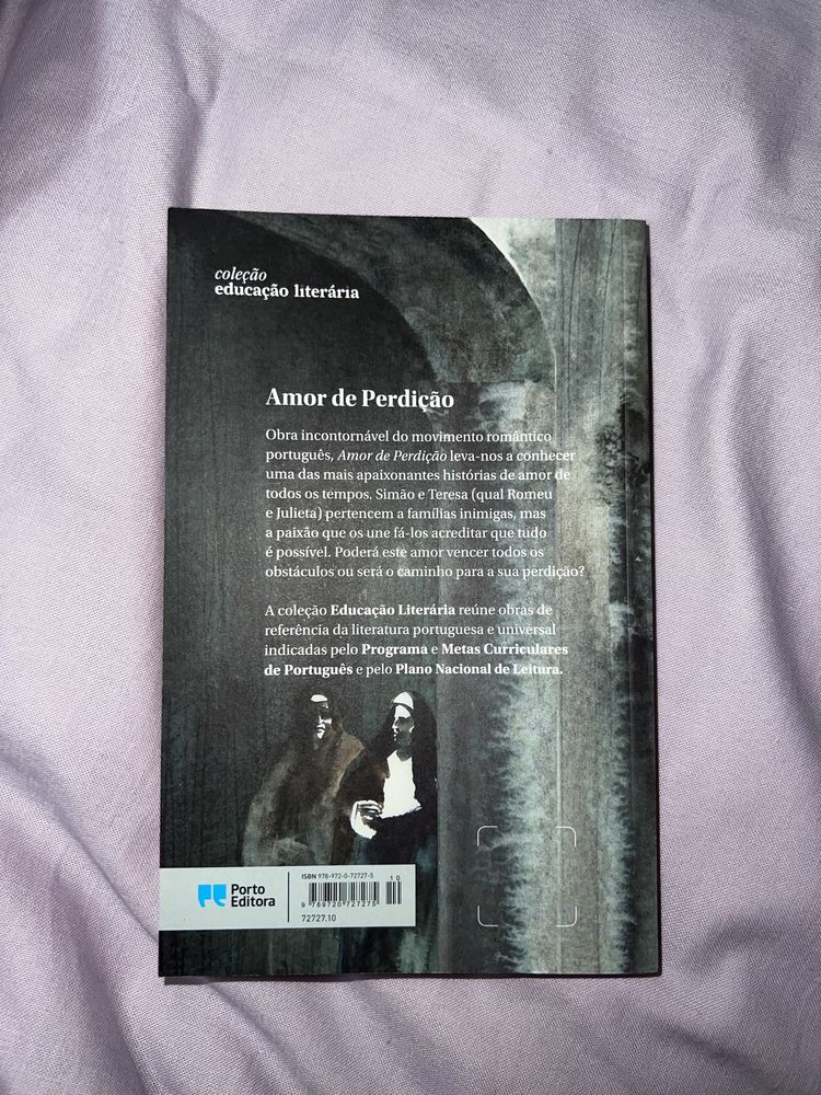 Livro Amor de Perdição