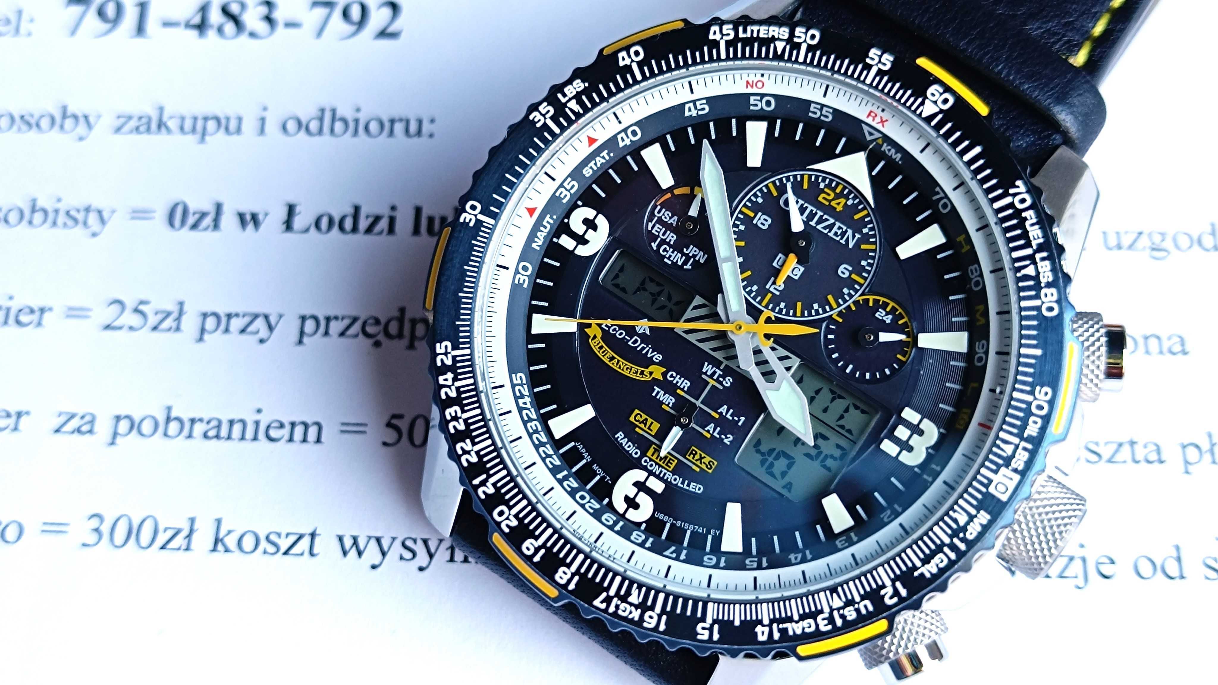 PROMOCJA NOWY Męski Zegarek Citizen JY8078-01L Eco-Drive Blue 1999zł