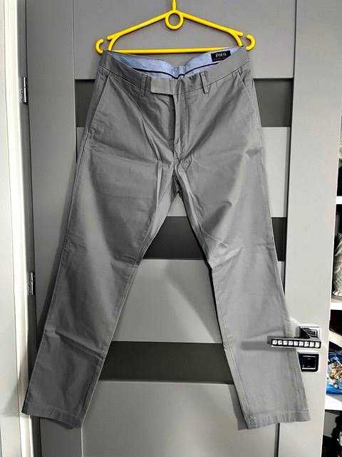 Polo Ralph Lauren stretch slim fit spodnie męski jak nowe 32/32