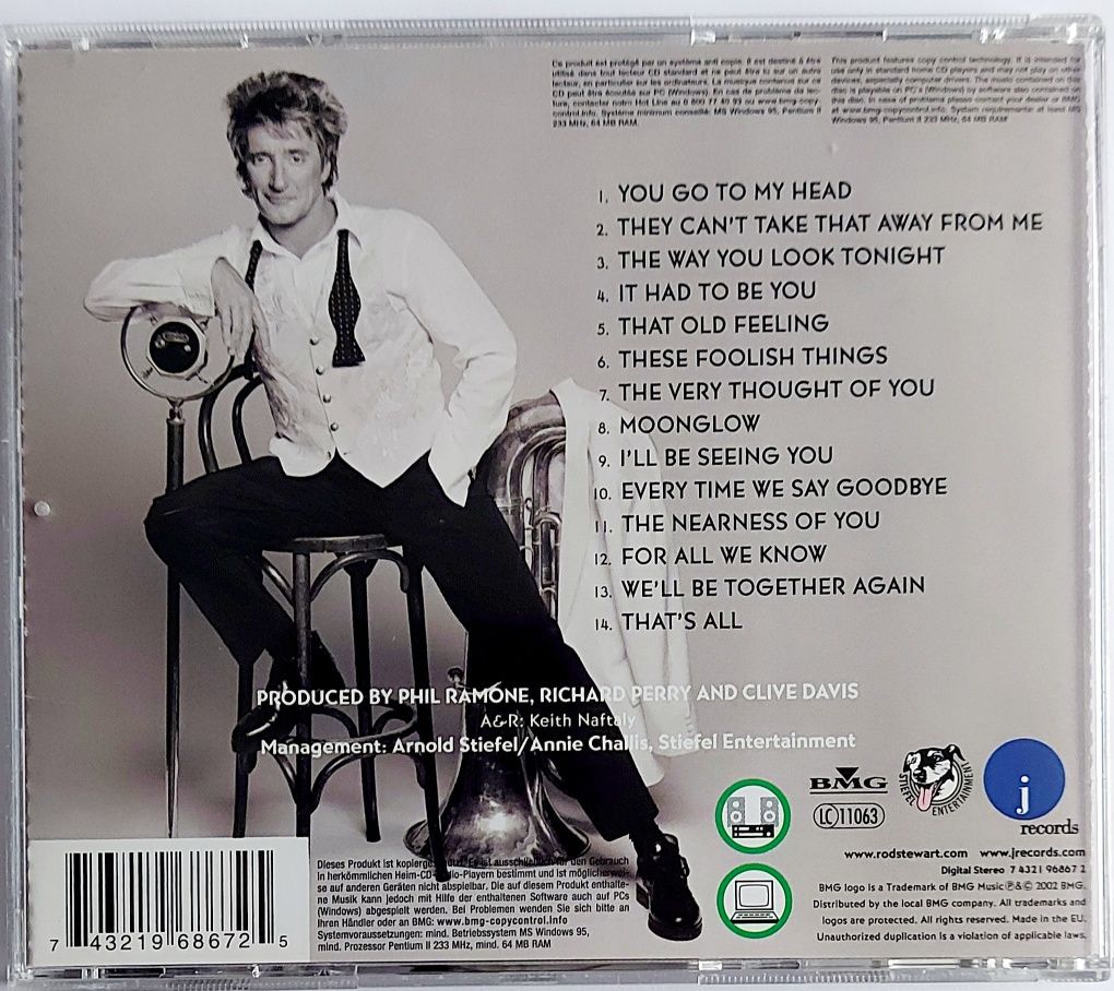 Rod Stewart The Great American Songbook 2002r