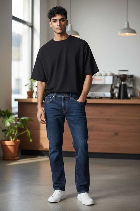 Джинсы темно-синие Wrangler Texas Slim W30/L30