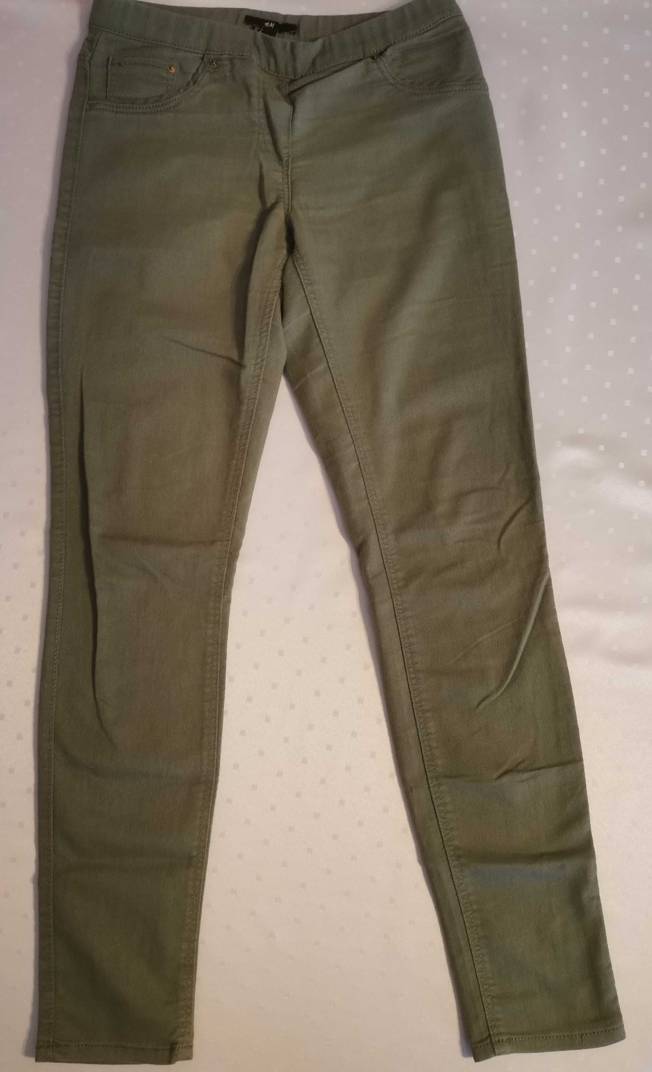 Khaki spodnie H&M rozmiar 36