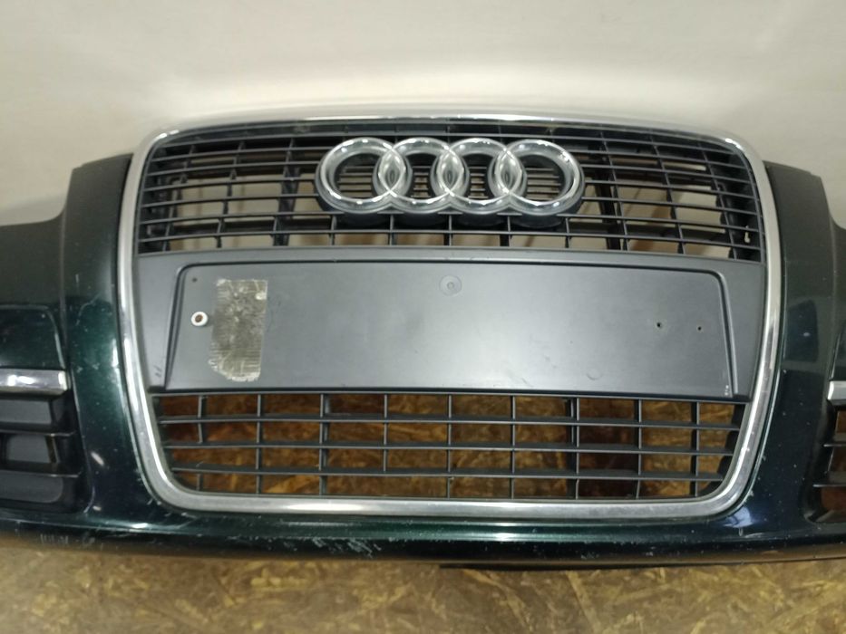 Audi A6 C6 zderzak przód przedni kolor zielony oryginał kompletny