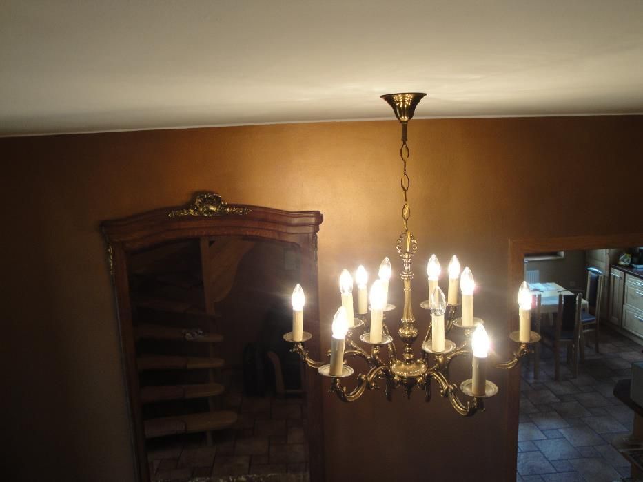 Lampa mosiężna