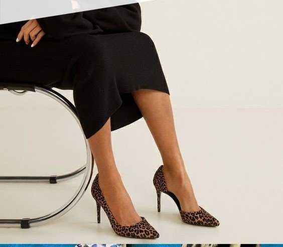 Sapatos estampados da Mango