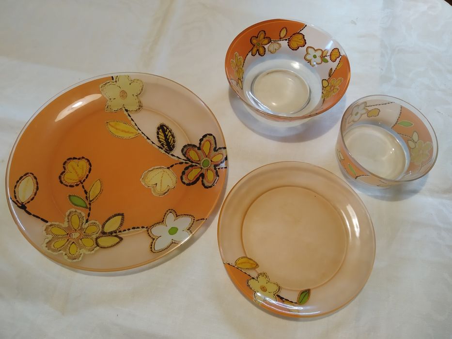 Набір посуду Luminars, помаранчевий