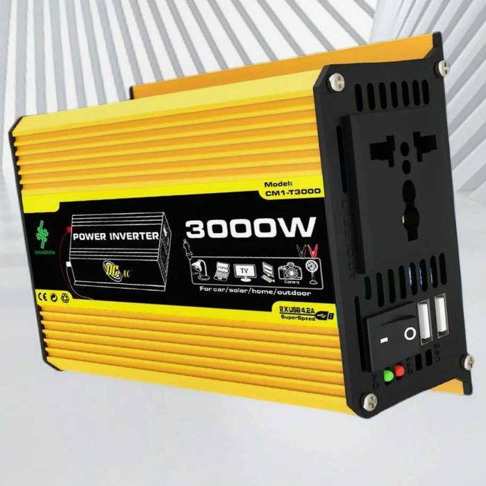 Интеллектуальный авто инвертор напряжения питания на 220 В 3000 Вт