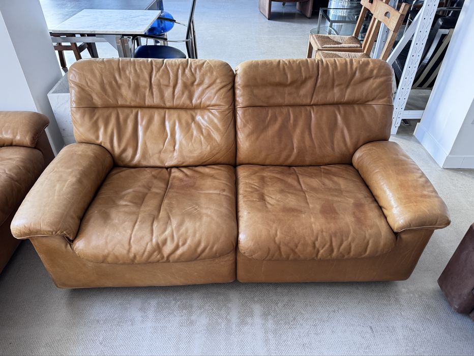 Kanapa skórzana karmelowa  DeSeDe