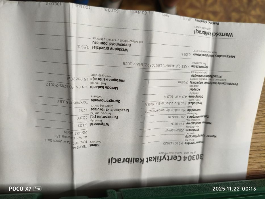 Klucz dynamometryczny Jonnesway 1/2" T27101N