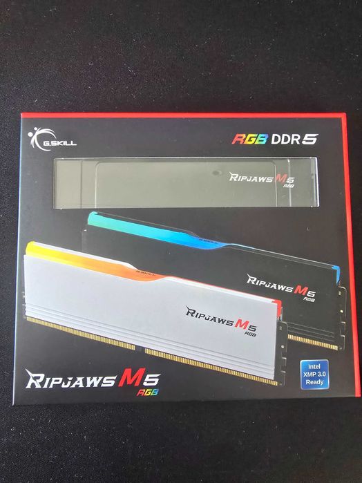RAM G.Skill Ripjaws M5 2x 32Gb 6000Mhz novo!