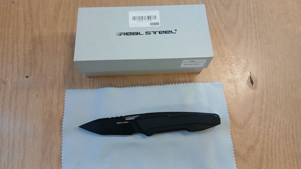 Nóż składany Real Steel Bullet S35VN Titanium Black