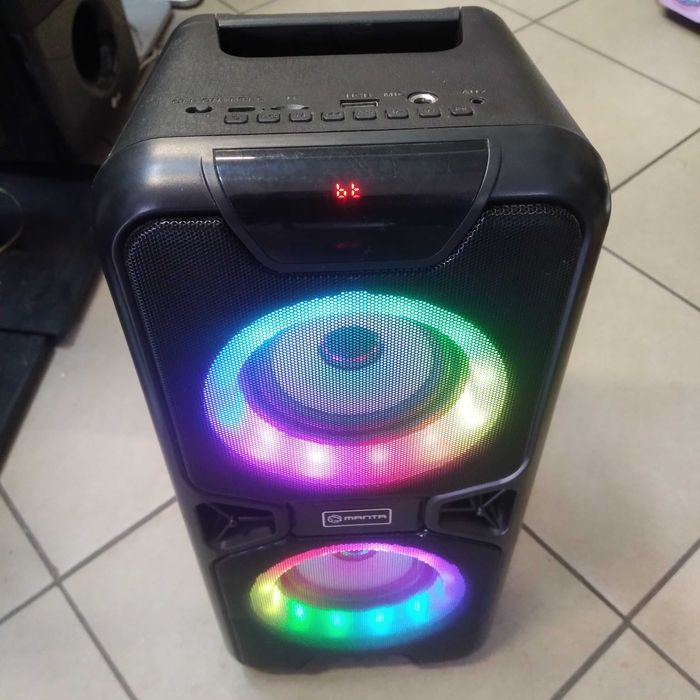 Duży Głośnik Bluetooth Manta z radiem i wejściem USB / Polecam /