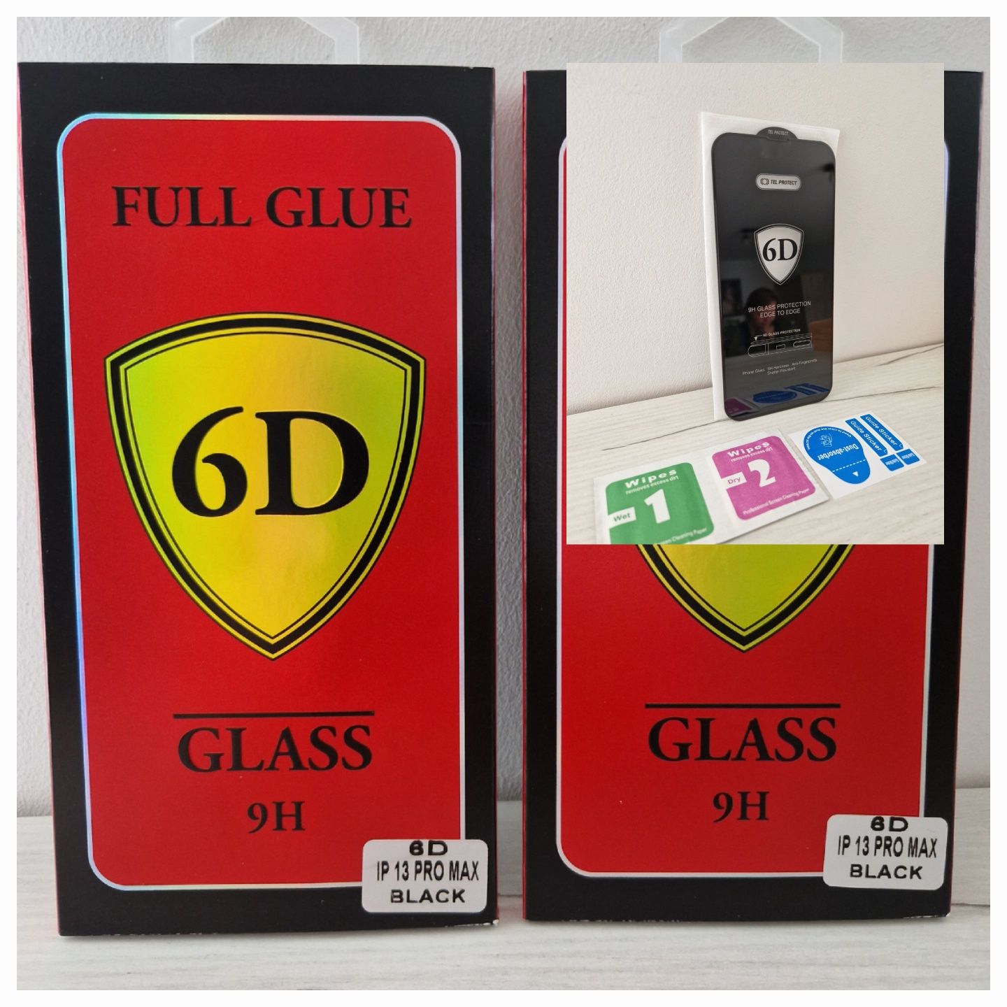 Hartowane szkło Full Glue 6D do IPHONE 13 PRO MAX