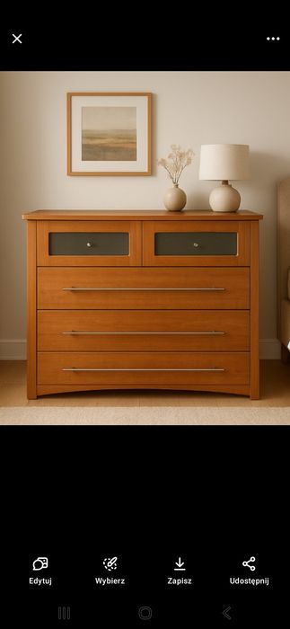 Pojemna komoda firmy Rust