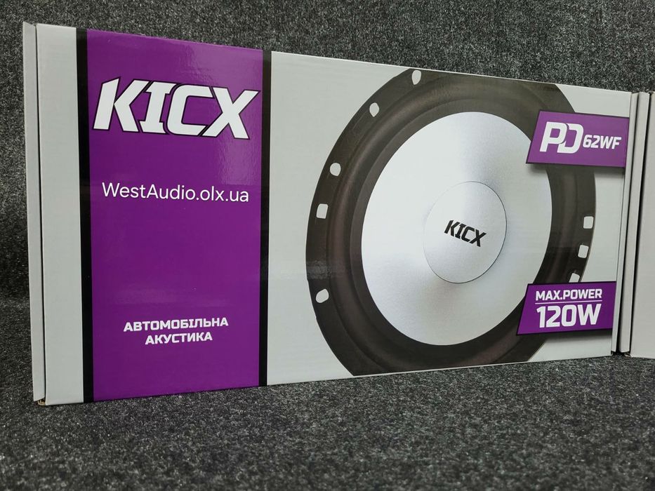 16см Мідбаси Kicx PD 62WF/динаміки в авто/колонки