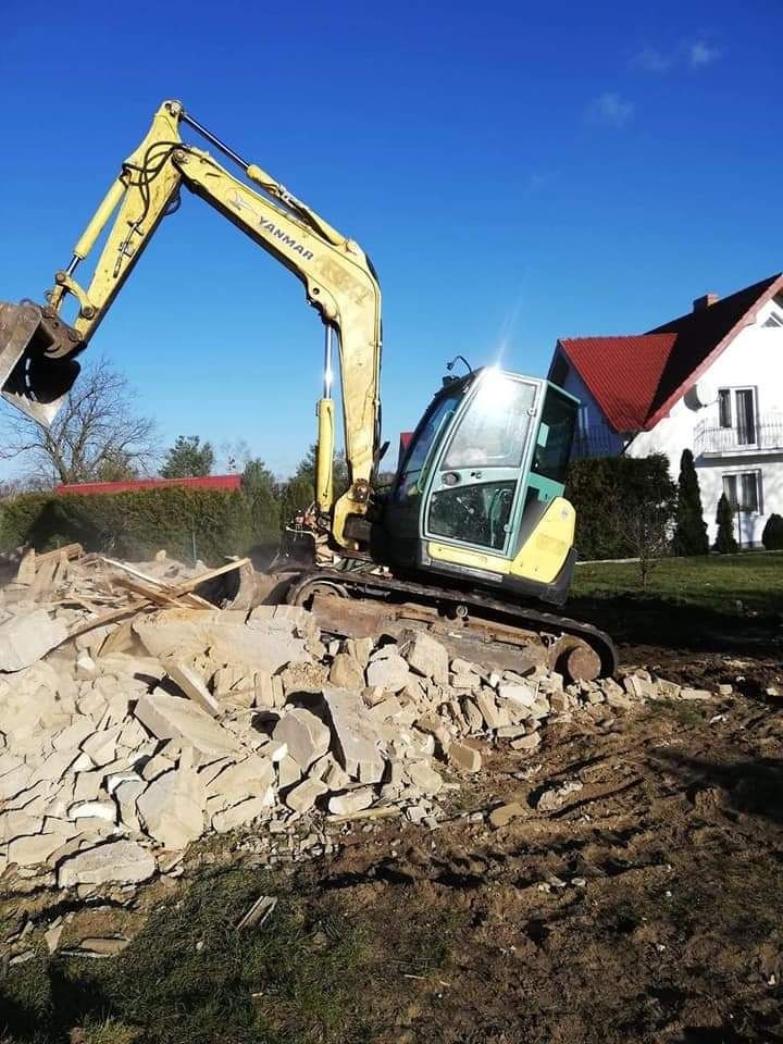 Kopanie stawów, odmulanie, skarpowanie, wyburzenia,, koparka long