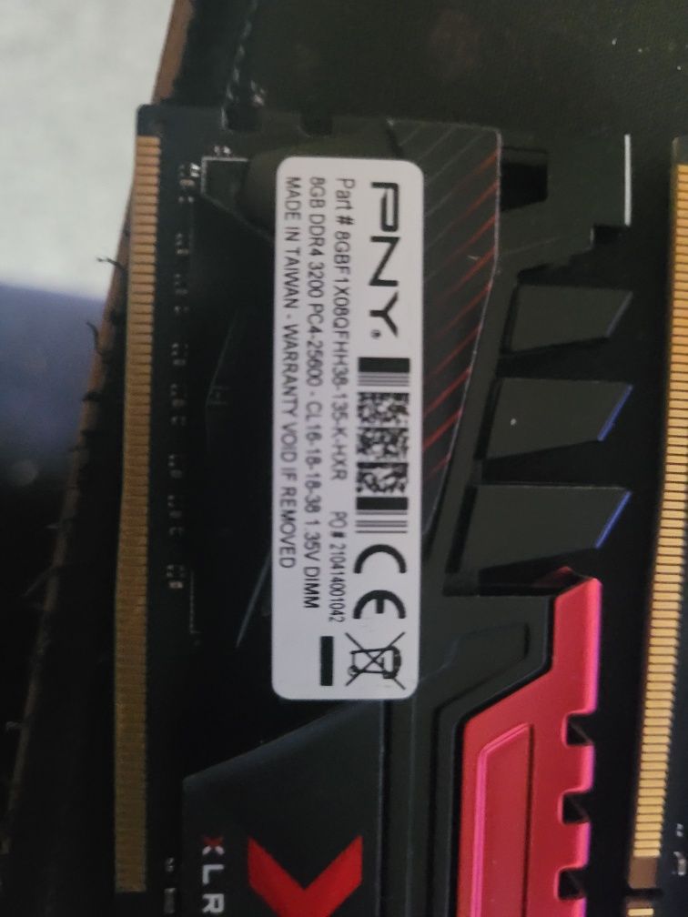 Ram DDR4 PNY 2 X 8 GB 3200mhz