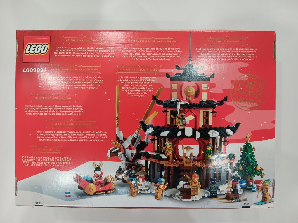 Nieotwarte Lego Ninjago 400.2021 The Temple of Celebrations